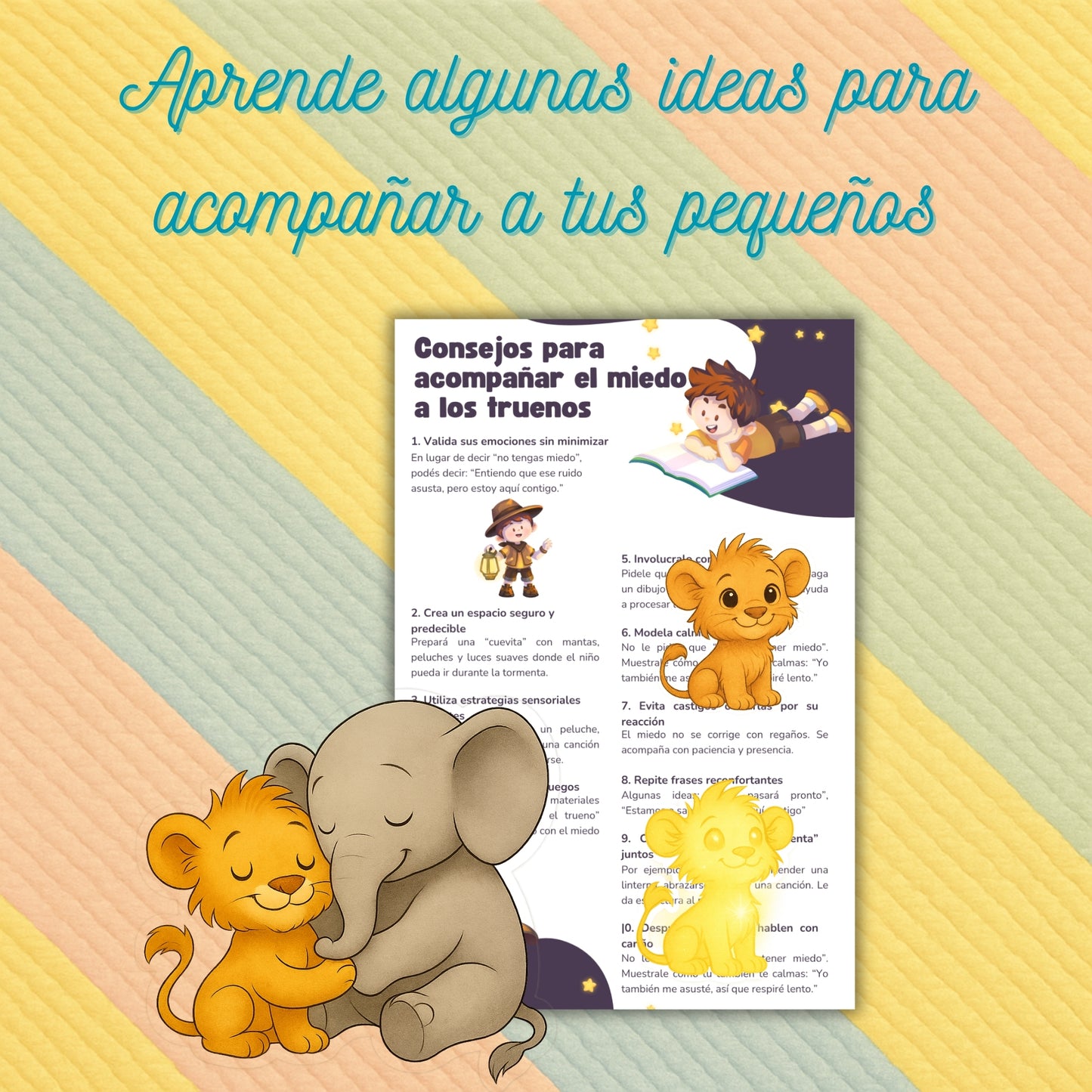 Cuento Digital Completo: Emiliano y la Gran Tormenta (PDF) - Lee, ríe, colorea y aprende con Emiliano
