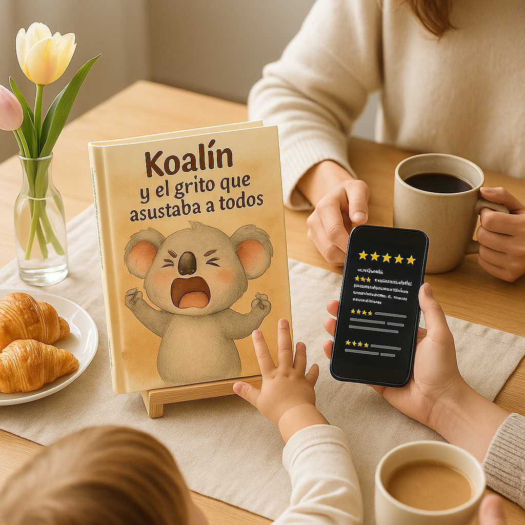 Cuento Digital: Koalín y el grito que asustaba a todos (PDF) - Lee, ríe, colorea y aprende con Koalín